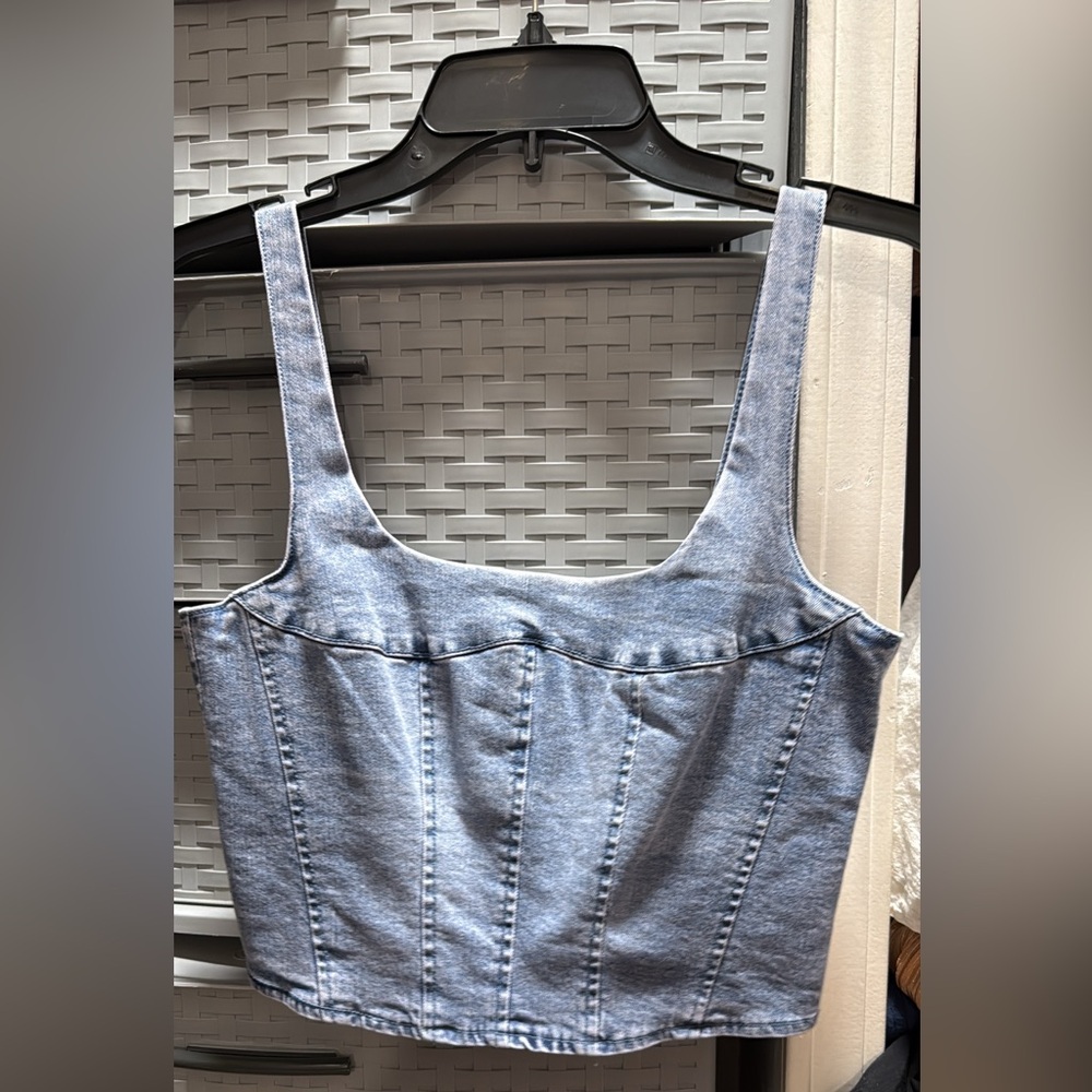 Denim Blue Women's Top